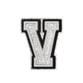 Budz Silver Letter V