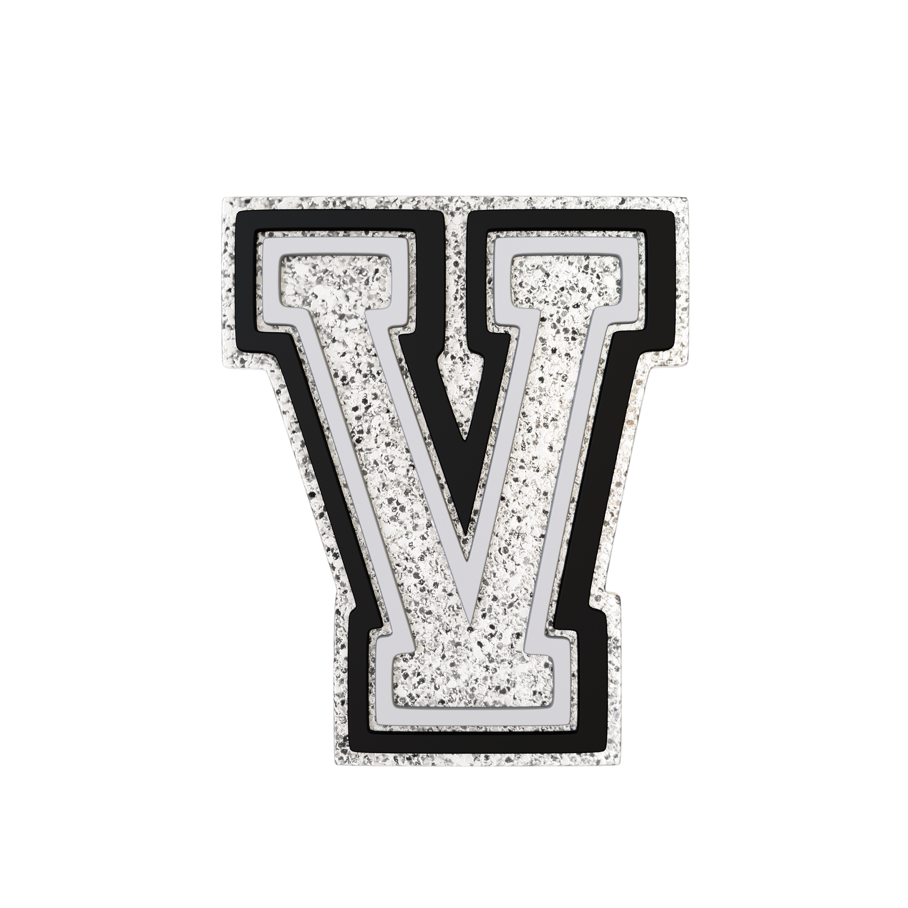 Budz Silver Letter V