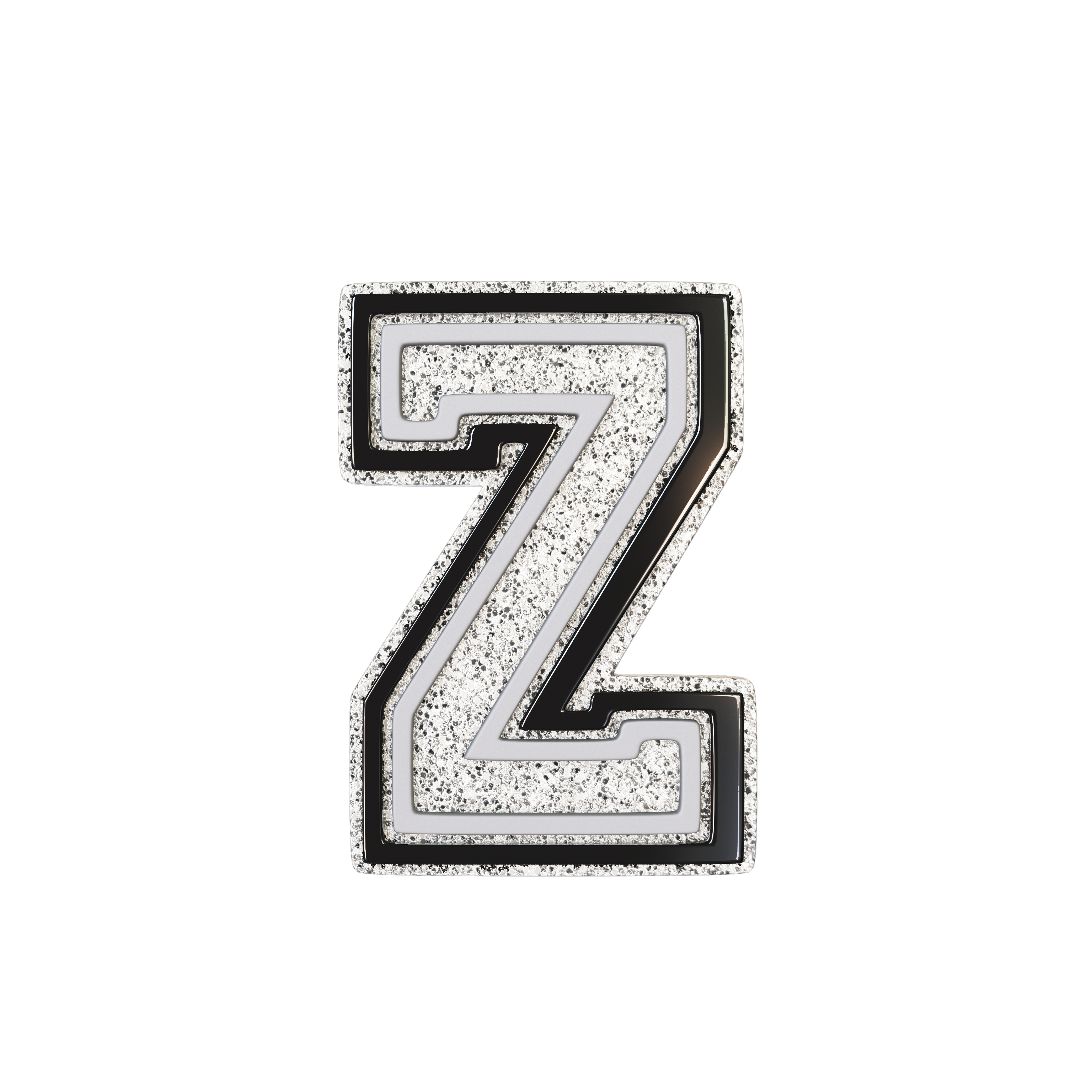 Budz Silver Letter Z