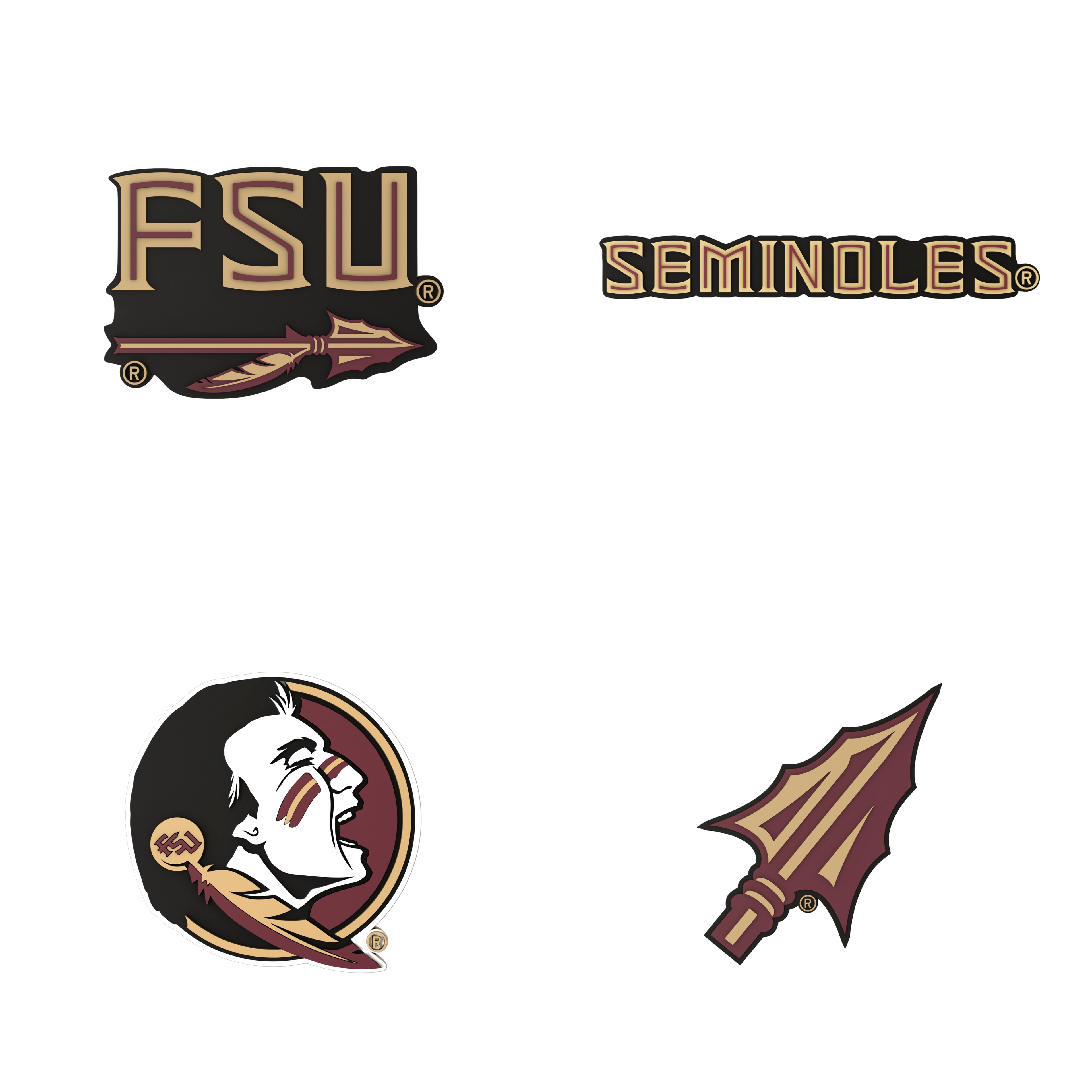 Budz Florida State Seminoles 4-Pack Bundle