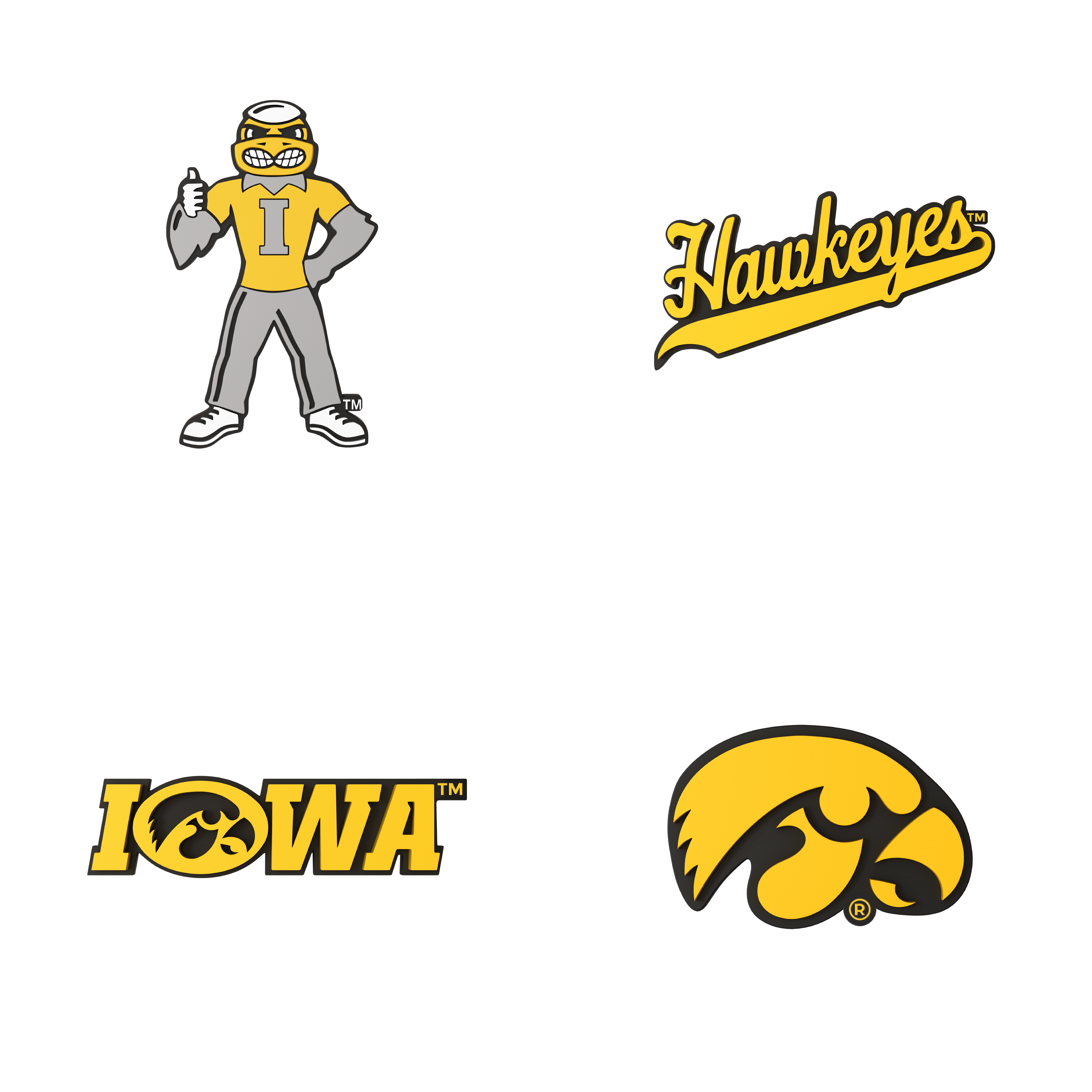 Budz Iowa Hawkeyes 4-Pack Bundle
