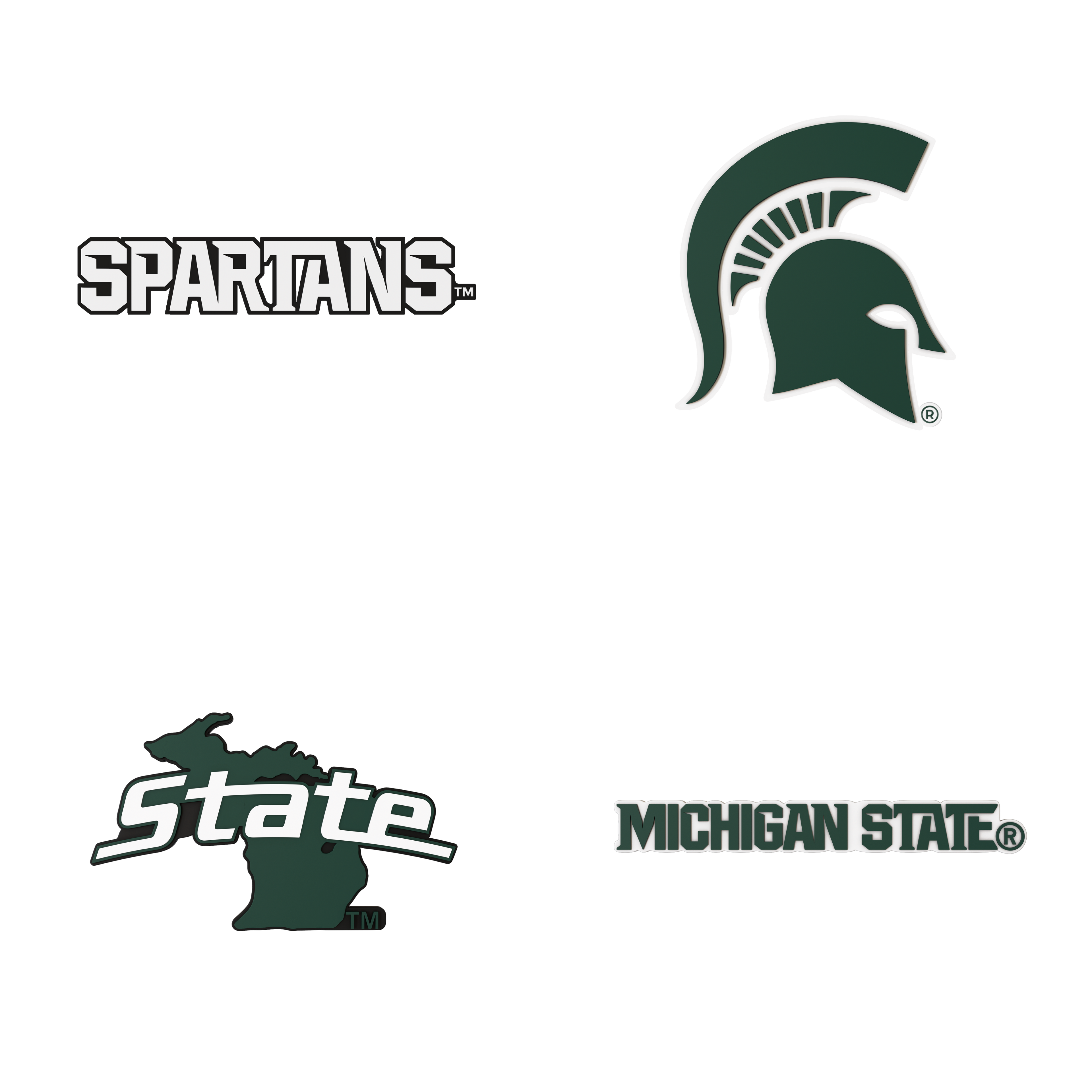 Budz Michigan State Spartans 4-Pack Bundle
