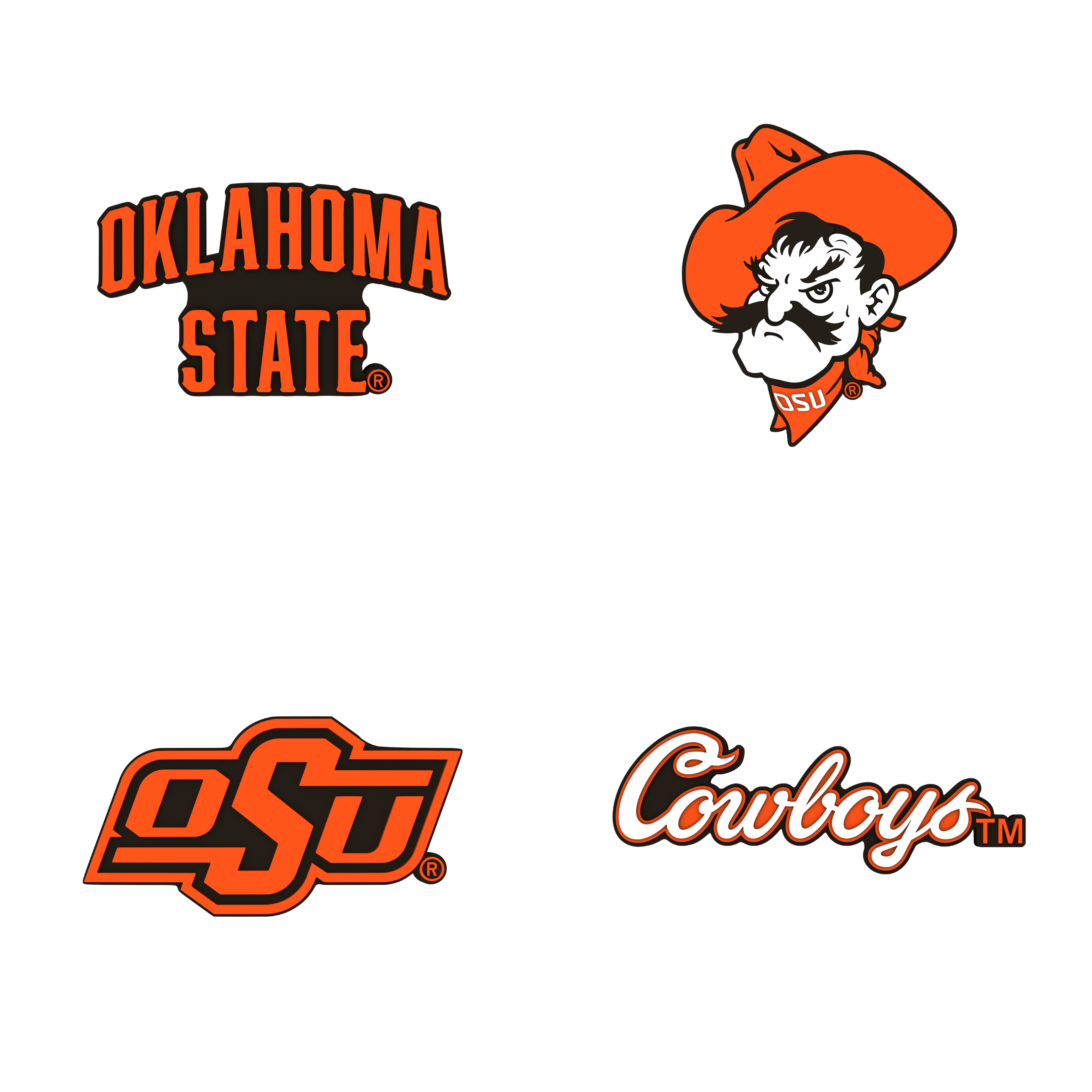 Budz Oklahoma State Cowboys 4-Pack Bundle