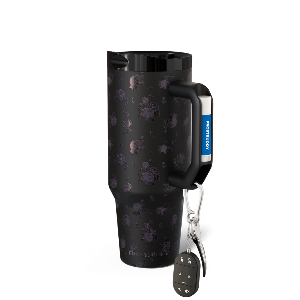 Thicc Buddy 40oz Black Floral