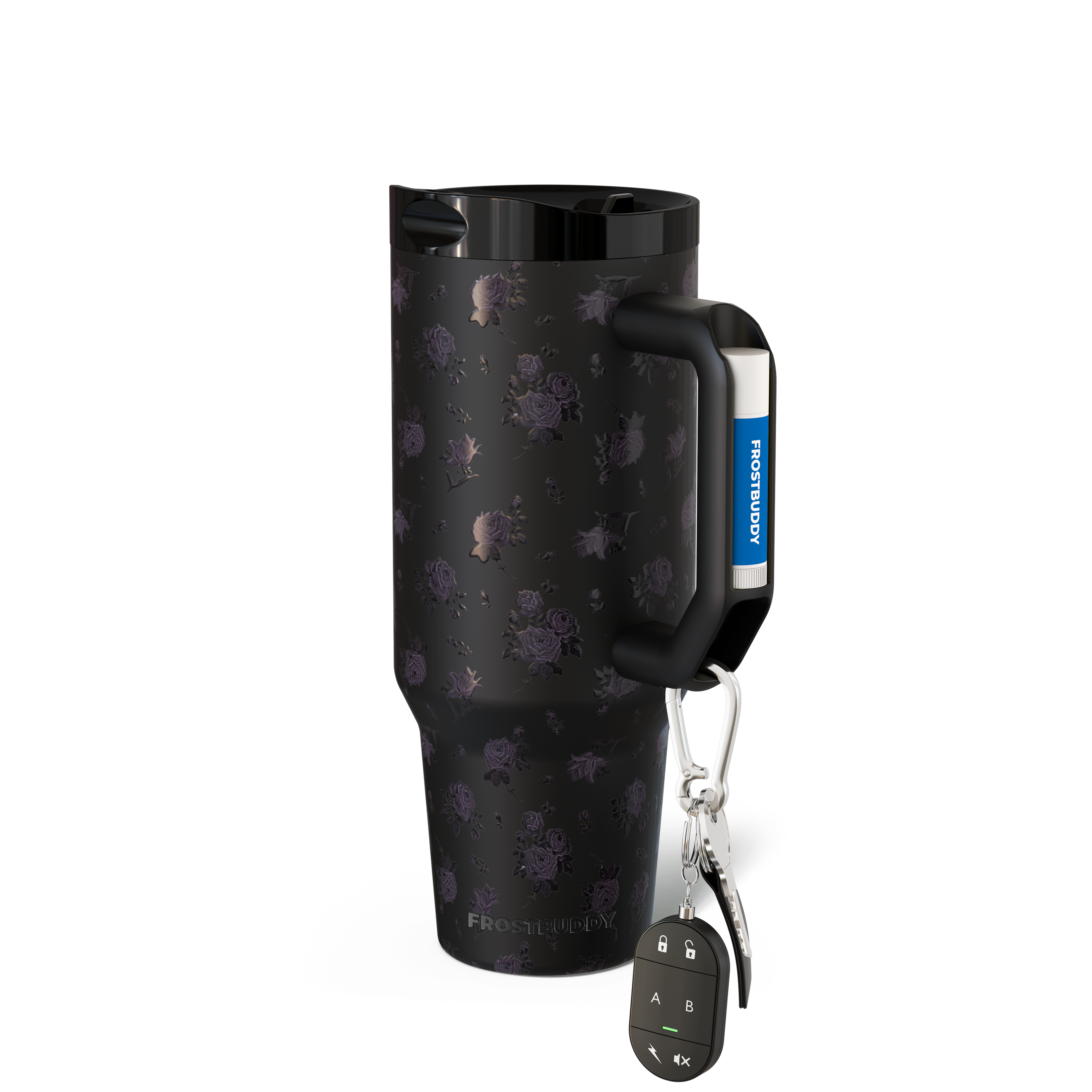 Thicc Buddy 40oz Black Floral