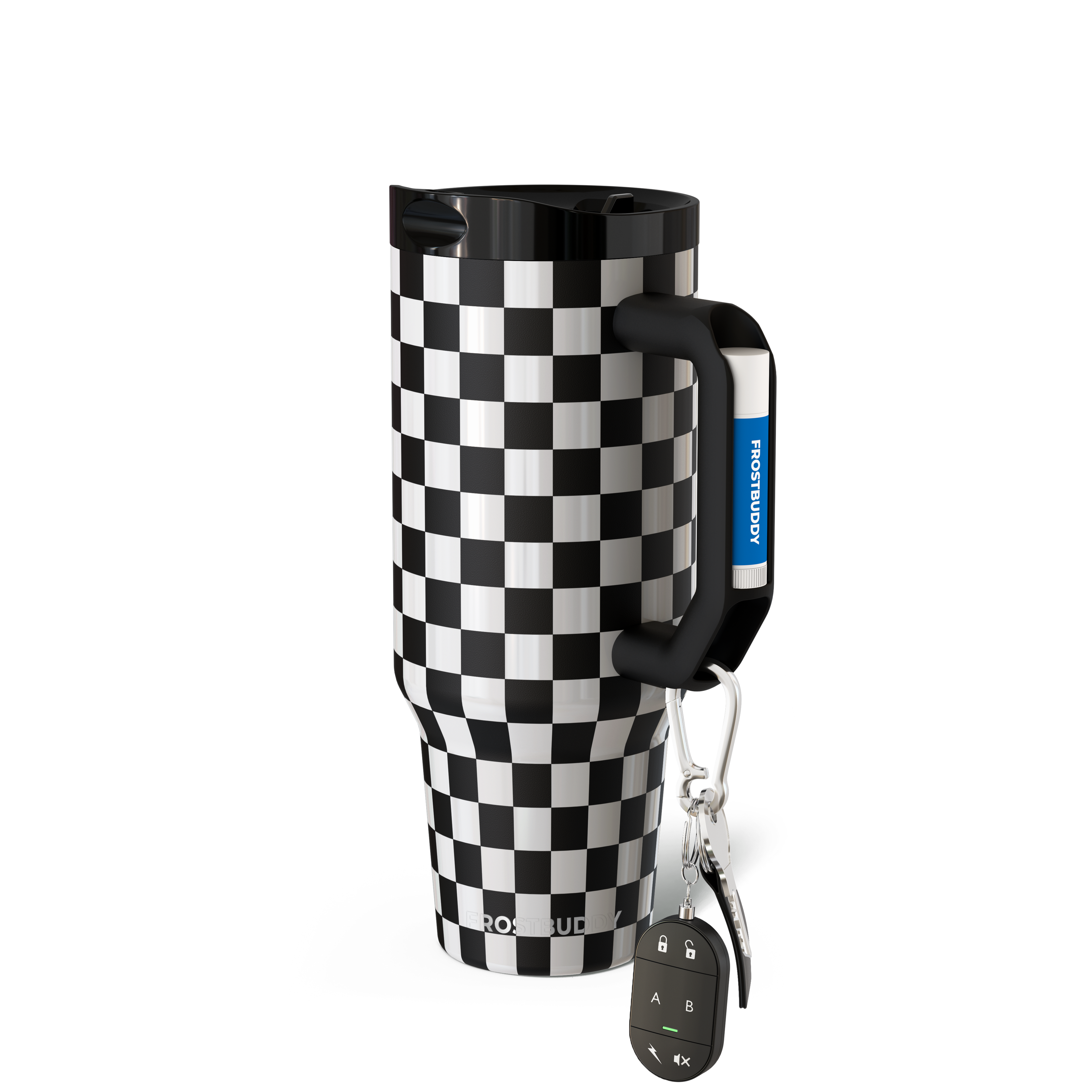 Thicc Buddy 40oz Black \u0026 White Checkered