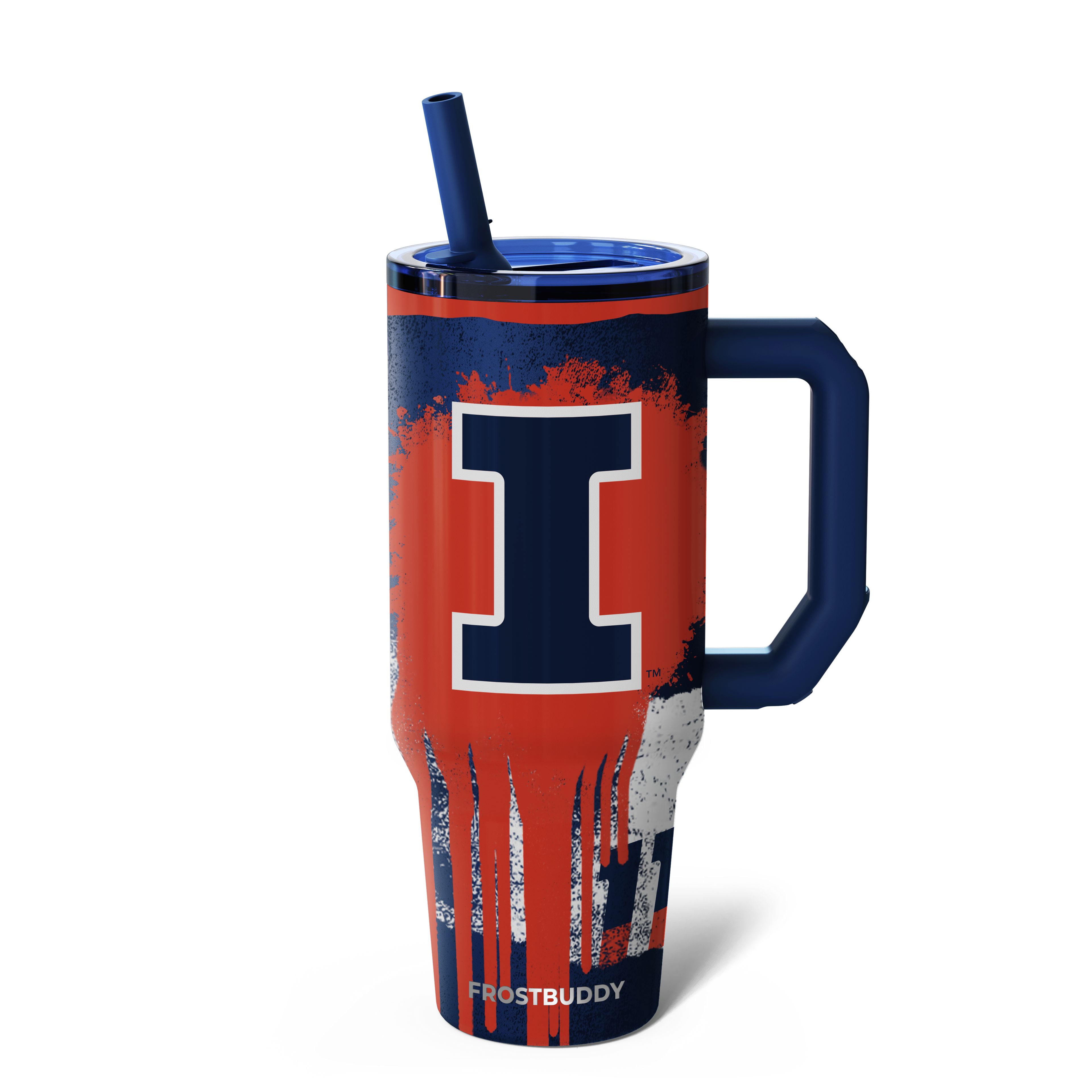 Thicc Buddy 40oz Illinois Fighting Illini Drip