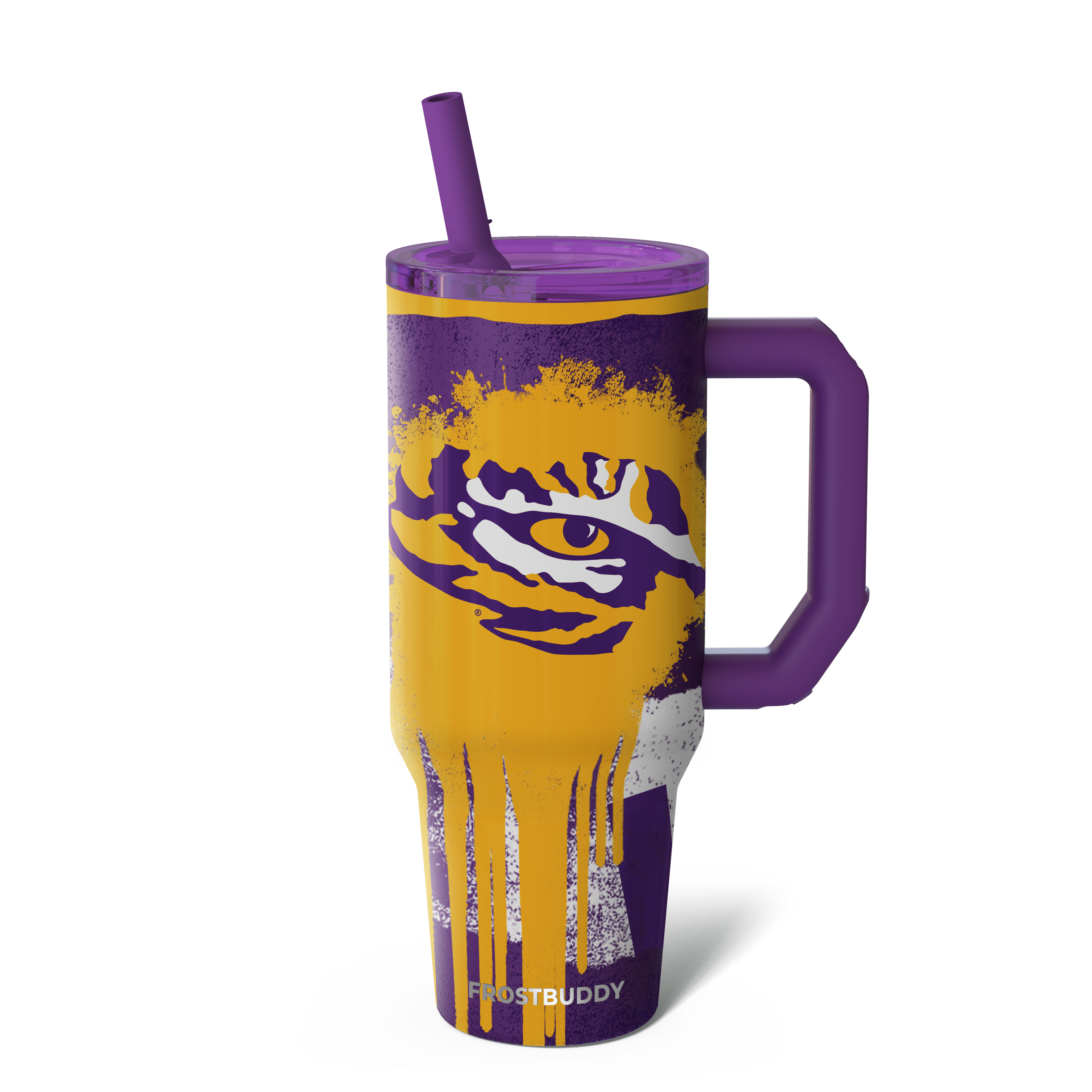 Thicc Buddy 40oz LSU Tigers Drip